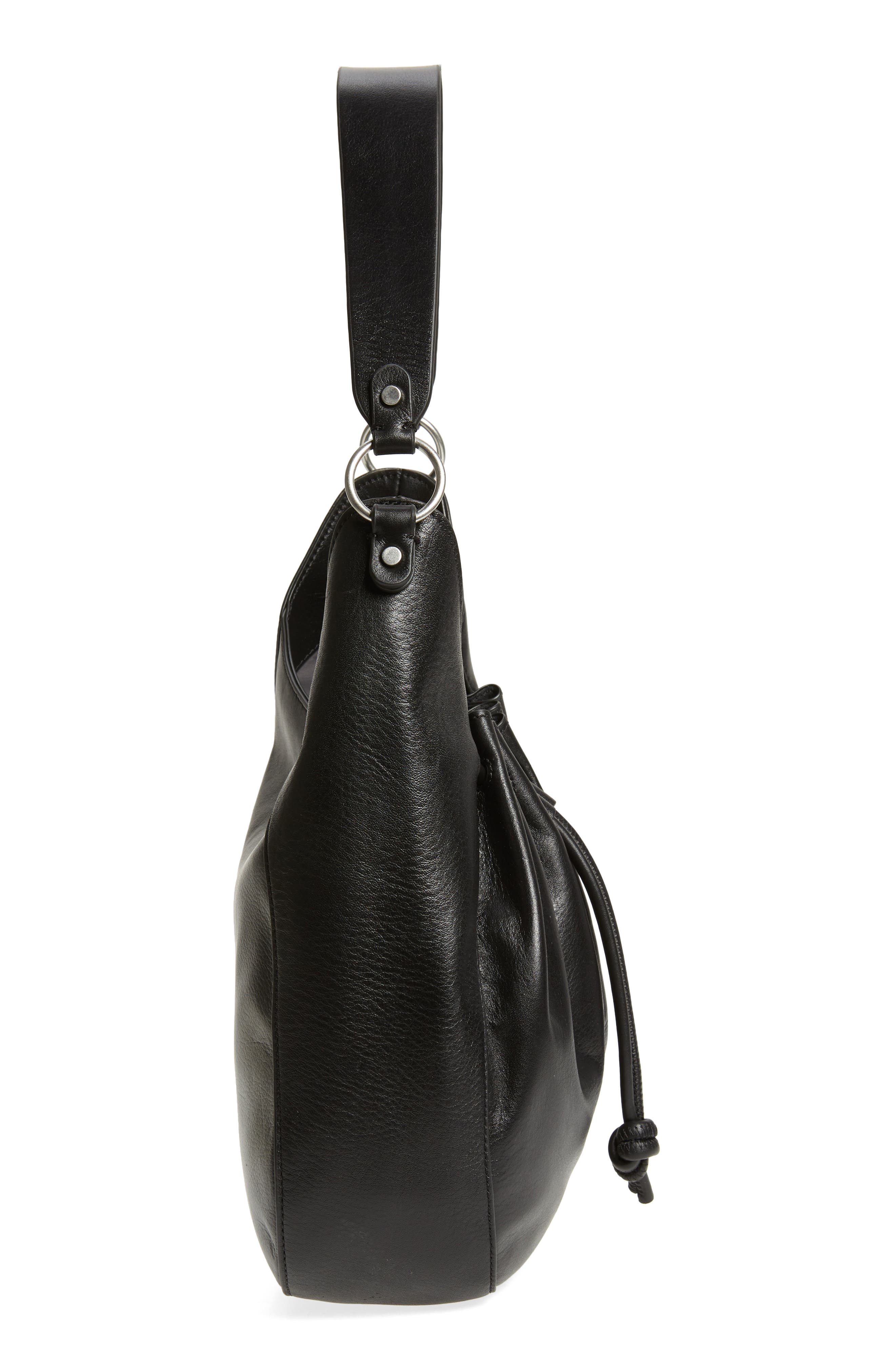 Treasure & Bond Delaney Drawstring Leather Hobo, Alternate, color, 