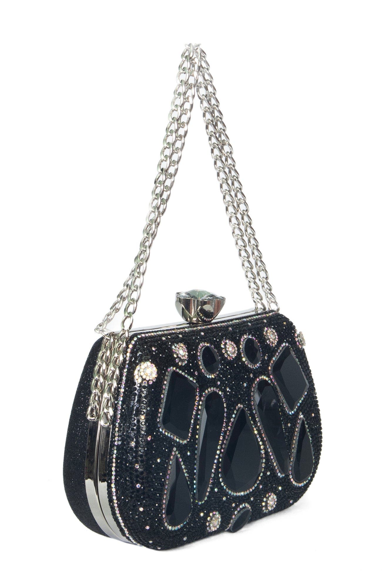 Lauren Lorraine Sammie Clutch, Alternate, color, Black