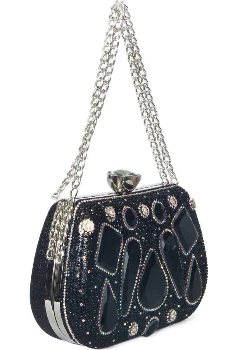 Lauren Lorraine Sammie Clutch, Alternate, color, Black