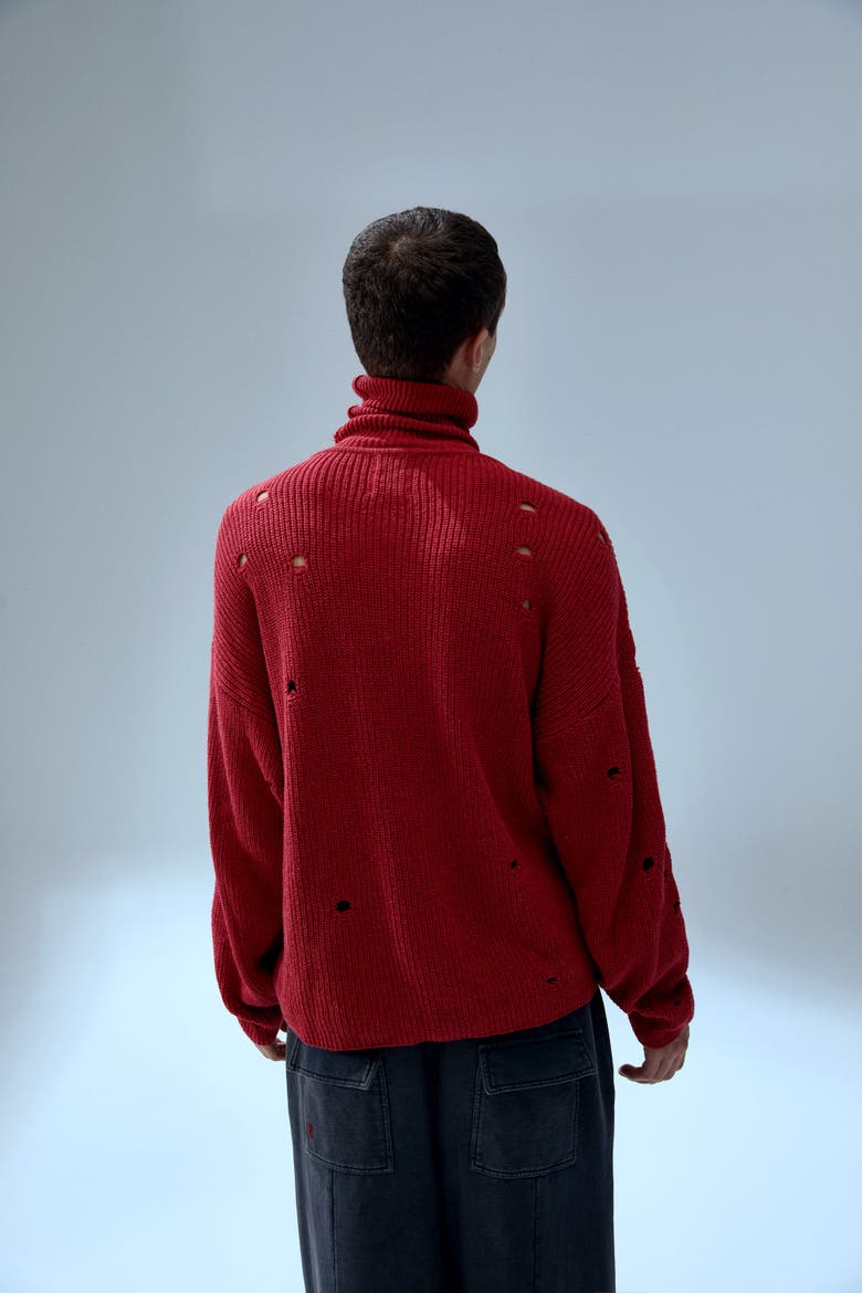 Cashmere Blend  Your *Itch High Neck Sweat, Alternate, color, Red