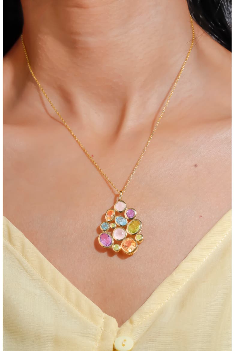 Pendant Necklace, Alternate, color, PURPLE