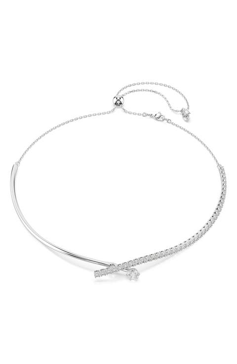 Matrix Swarovski Zirconia Collar Necklace