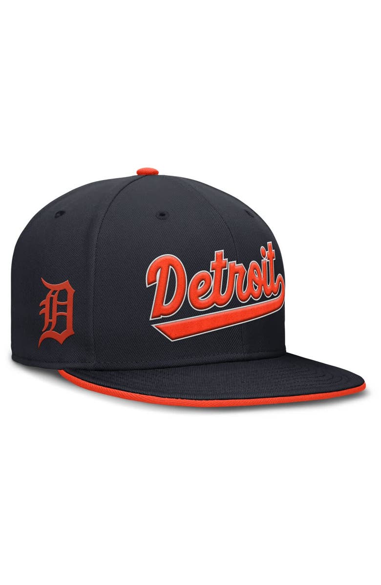 Nike Men's Nike Navy Detroit Tigers True Performance Fitted Hat, Alternate, color, Navy