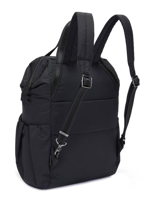 Shop Pacsafe Citysafe Cx Backpack In Econyl Black