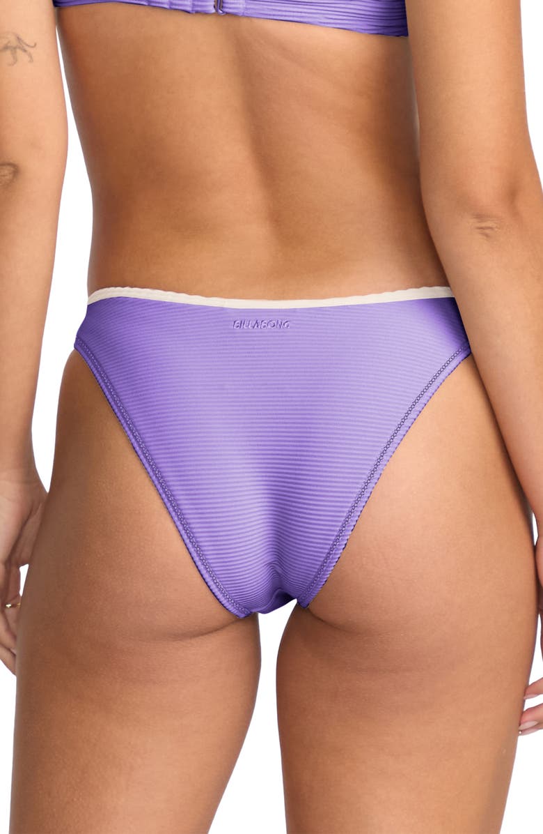 Billabong Tanlines Hike Bikini Bottoms, Alternate, color, Purple Punch