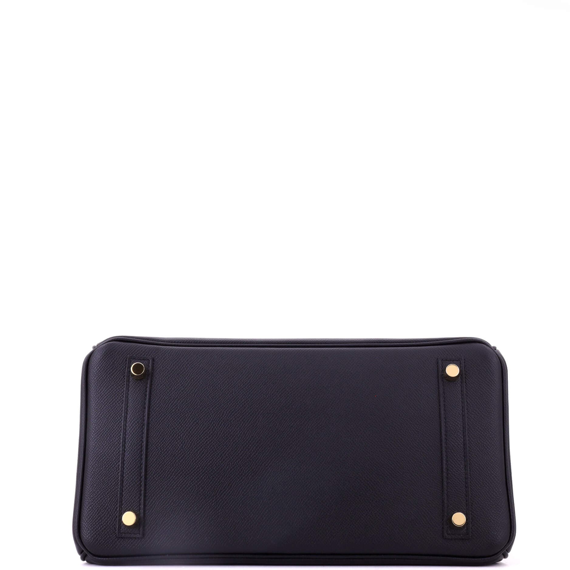 Birkin Handbag Black Epsom with Gold Hardware 30, Alternate, color, Noir