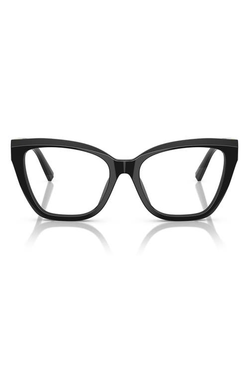Tiffany & Co . 52mm Cat Eye Optical Glasses In Black