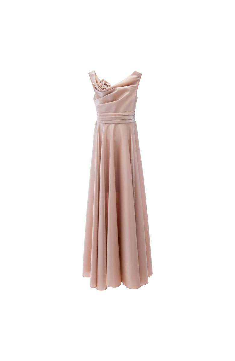 Tulleen Lenelle Dress, Alternate, color, Gold