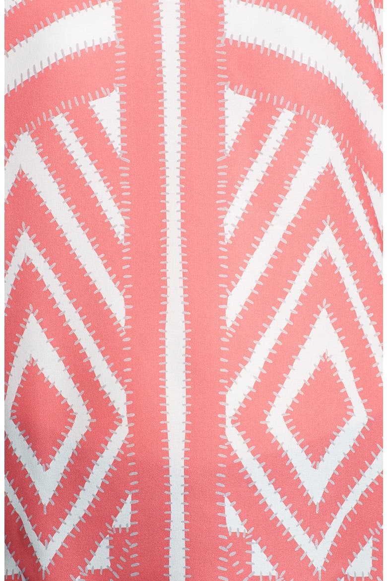 V-Neck Silk Dolman Top, Alternate, color, CORAL