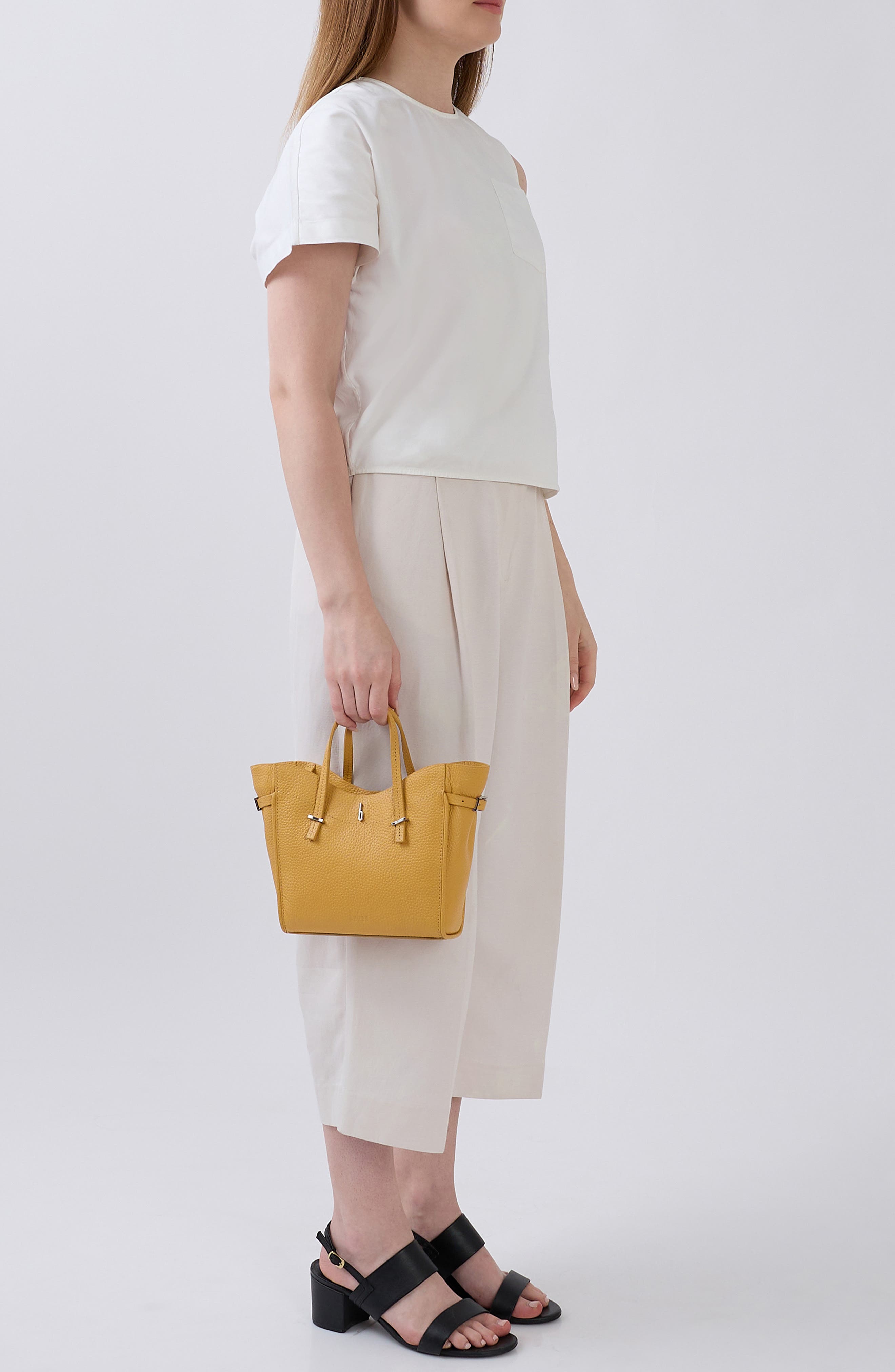 Mini Greta Crossbody Tote, Alternate, color, BISQUE