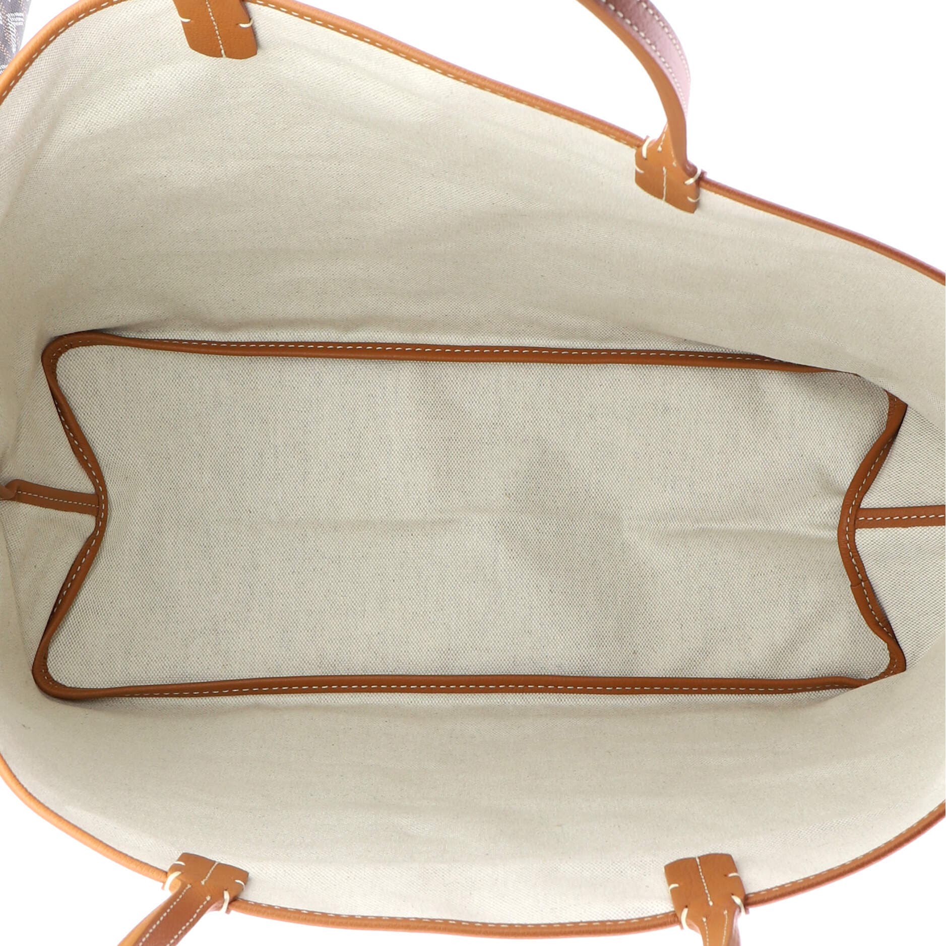 Pre-Owned Goyard Saint Louis Tote Coated Canvas PM, Alternate, color, Brown