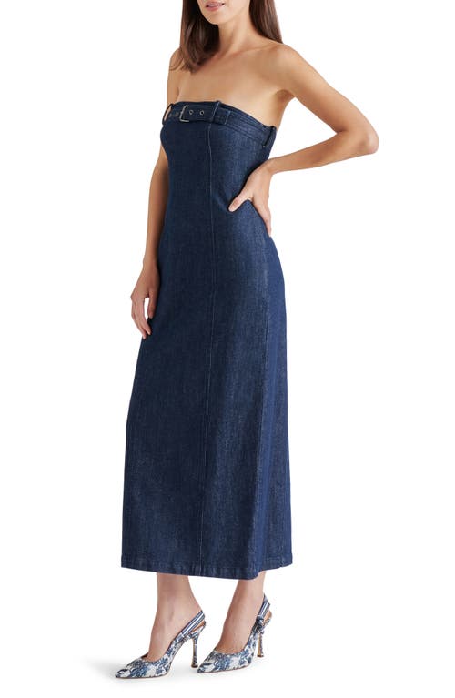 Steve Madden Prato Strapless Denim Midi Dress