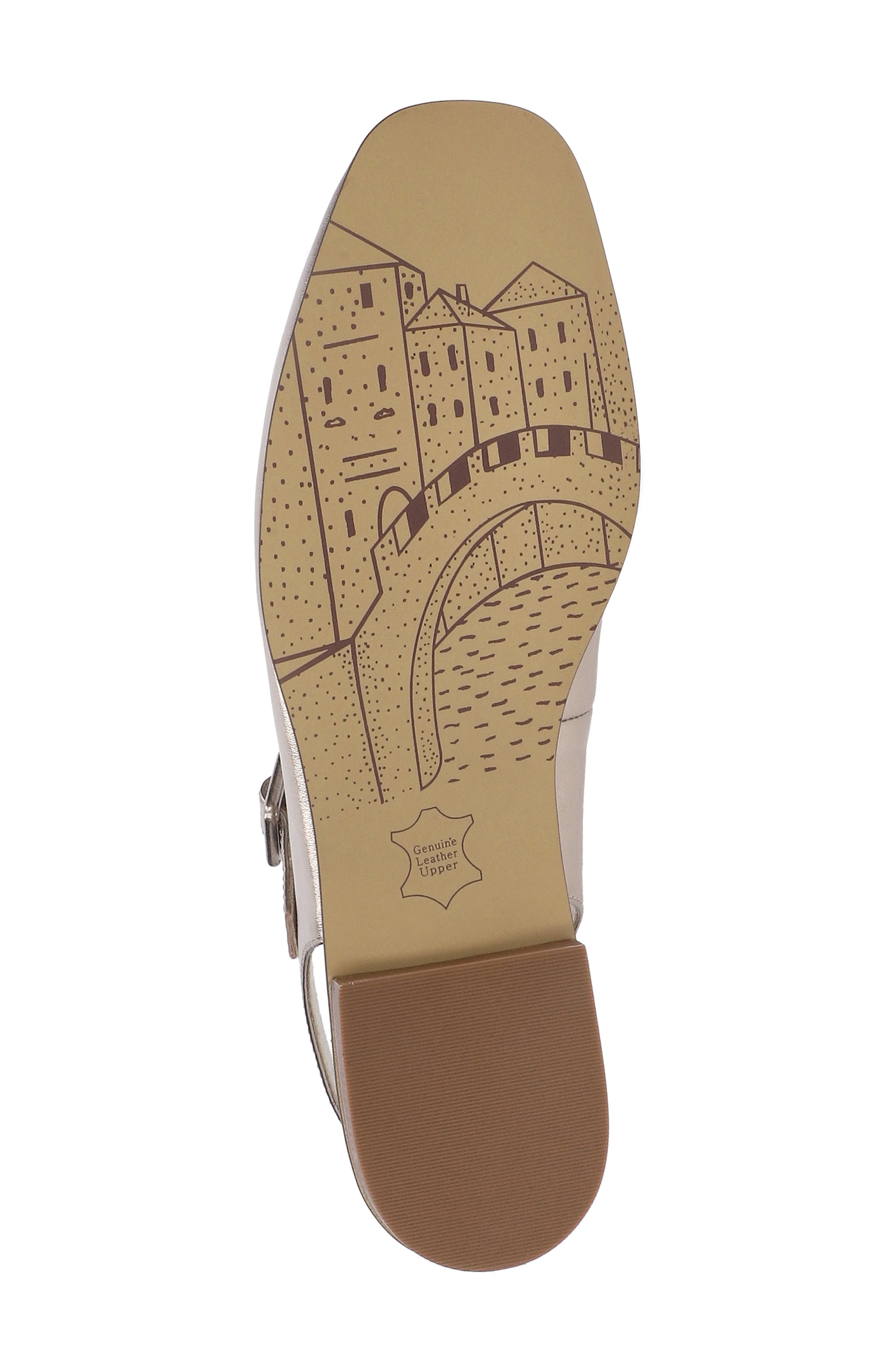 Andie Slingback Flat, Alternate, color, CHAMPAGNE LEATHER