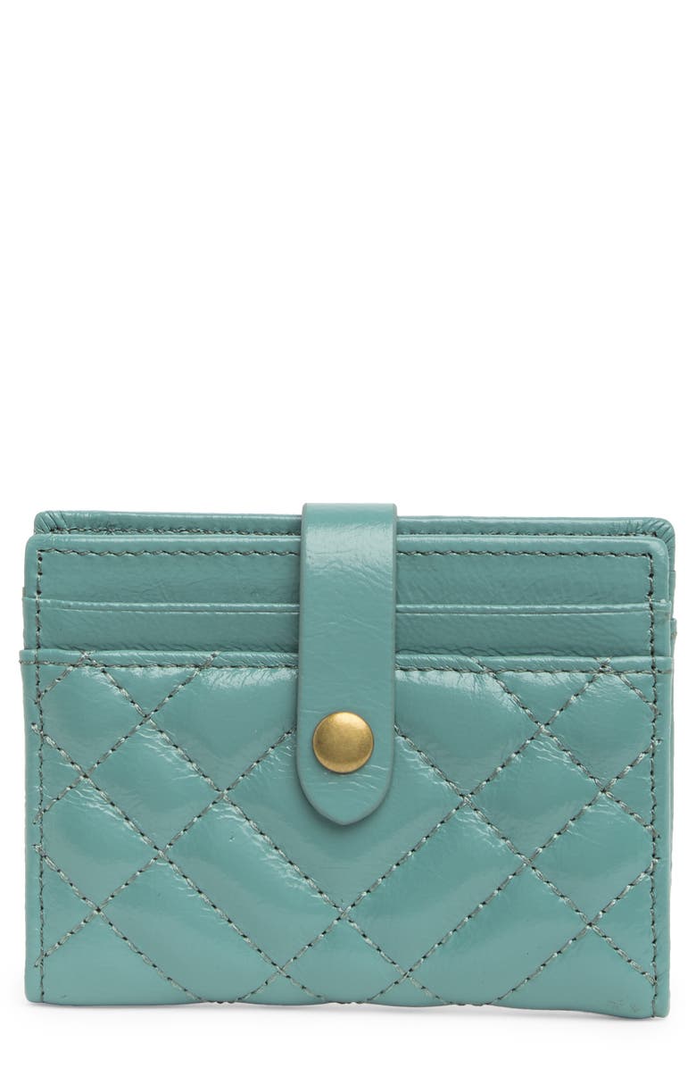 Kurt Geiger London Quilted Leather Bifold Card Wallet, Main, color, 