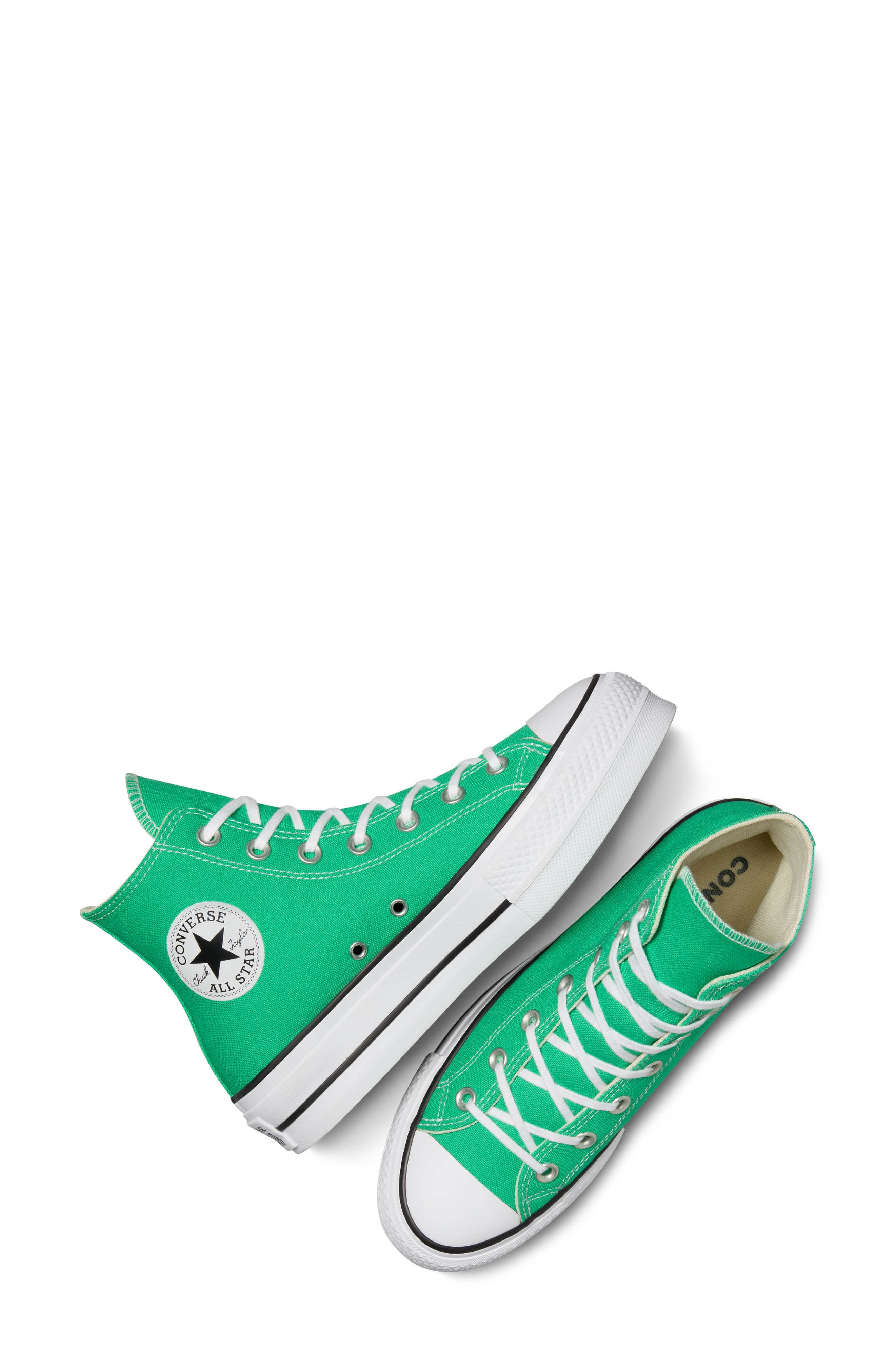 Converse Chuck Taylor<sup>®</sup> All Star<sup>®</sup> Lift High Top Platform Sneaker, Alternate, color, Miso Glaze/ Ghost Town