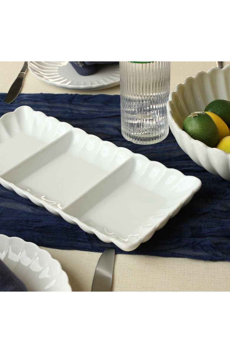 BIA Cordon Bleu Petal 2-Piece Serving Dishes, Alternate, color, White