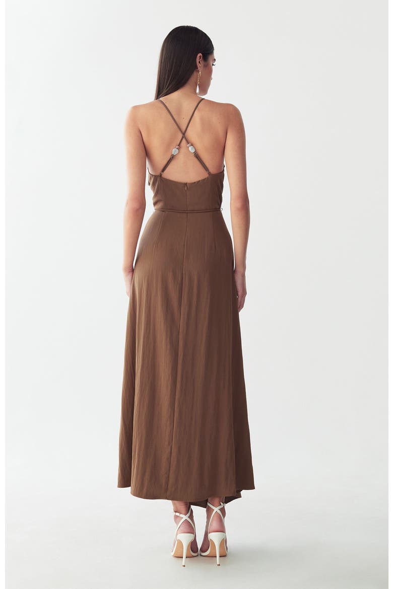 Marni Midi Dress, Alternate, color, Mocha
