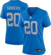 Nike Women's Nike Barry Sanders Blue Detroit Lions Alternate Game Jersey