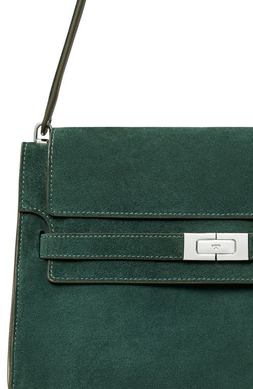 Tory Burch Large Lee Radziwill Suede Shoulder Bag