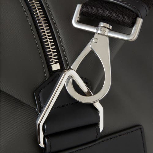 Mulberry Dalston Leather Holdall Duffle In Asphalt-black