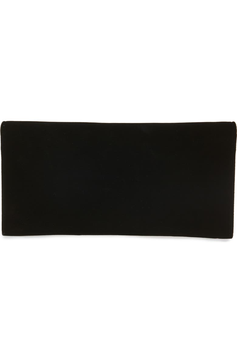 Saint Laurent Smoking Satin & Velvet Clutch, Alternate, color,