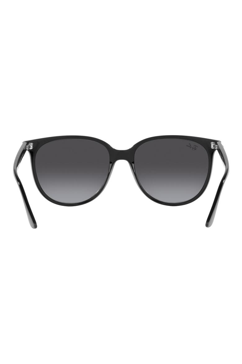 54mm Gradient Square Sunglasses, Alternate, color, BLACK / GREY GRADIENT
