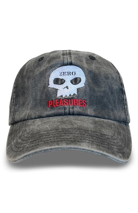 Skull Denim Baseball Cap