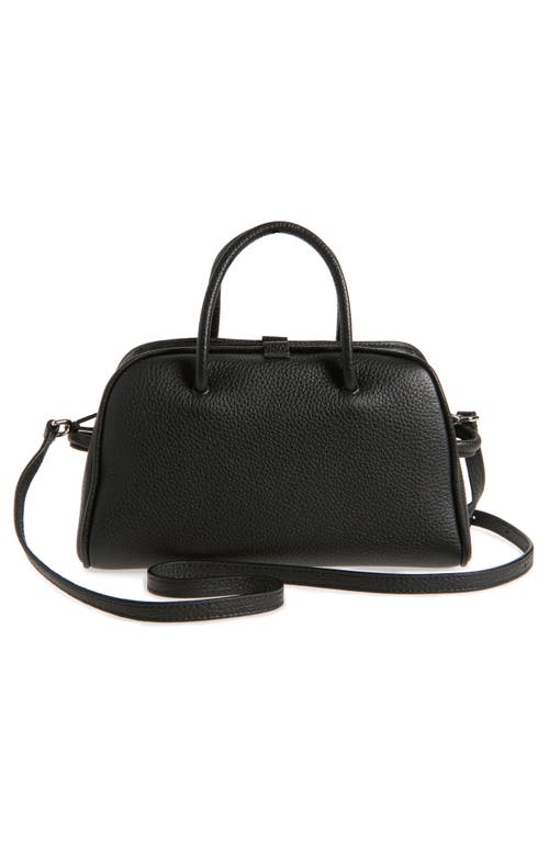 Jacquemus Le Petit Turismo Grain Leather Bag In Black