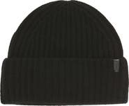 Vince Boiled Cashmere Chunky Rib Beanie
