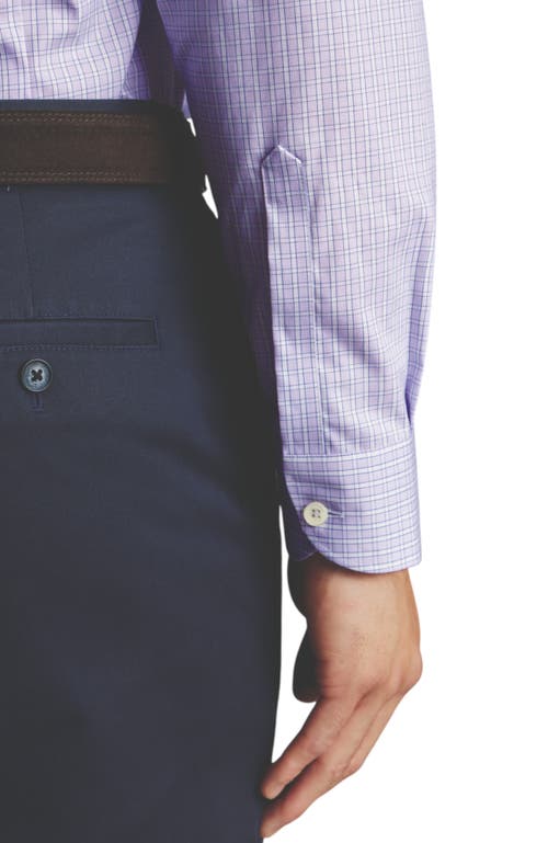 CHARLES TYRWHITT CHARLES TYRWHITT NON-IRON PINPOINT OXFORD CHECK SHIRT