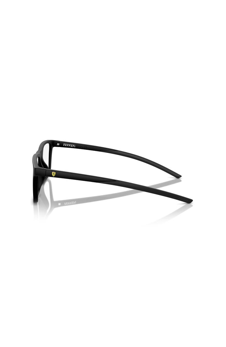 Scuderia Ferrari 54mm Rectangle optical glasses, Alternate, color, Black