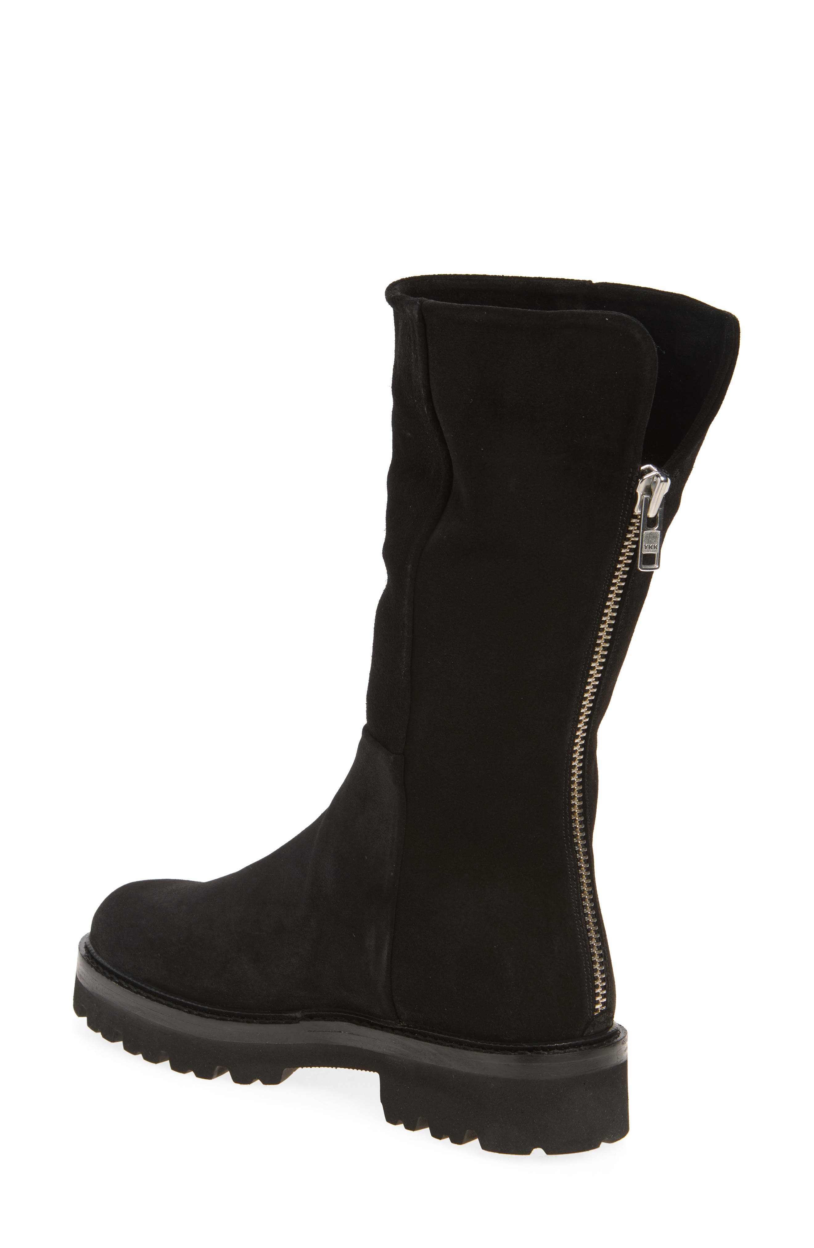 Arkansas Leather Boot, Alternate, color, BLACK