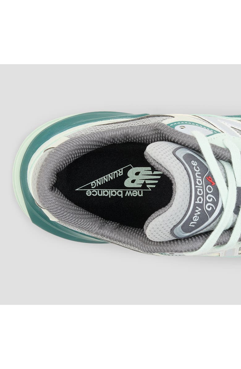 New Balance Made in USA 990 v6 Sneaker, Alternate, color, Clay Ash/ New Spruce