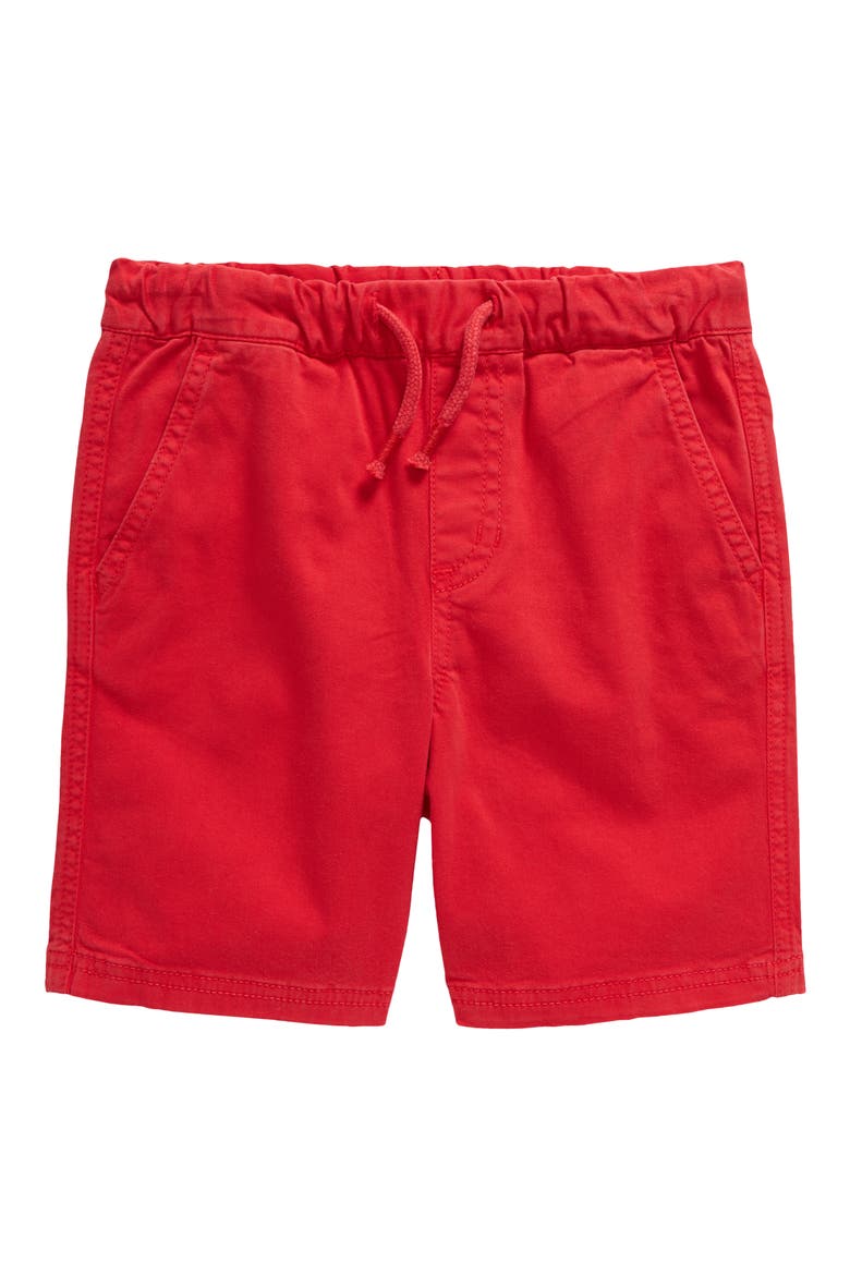 Kids' Essential Twill Shorts, Main, color, RED FESTIVE
