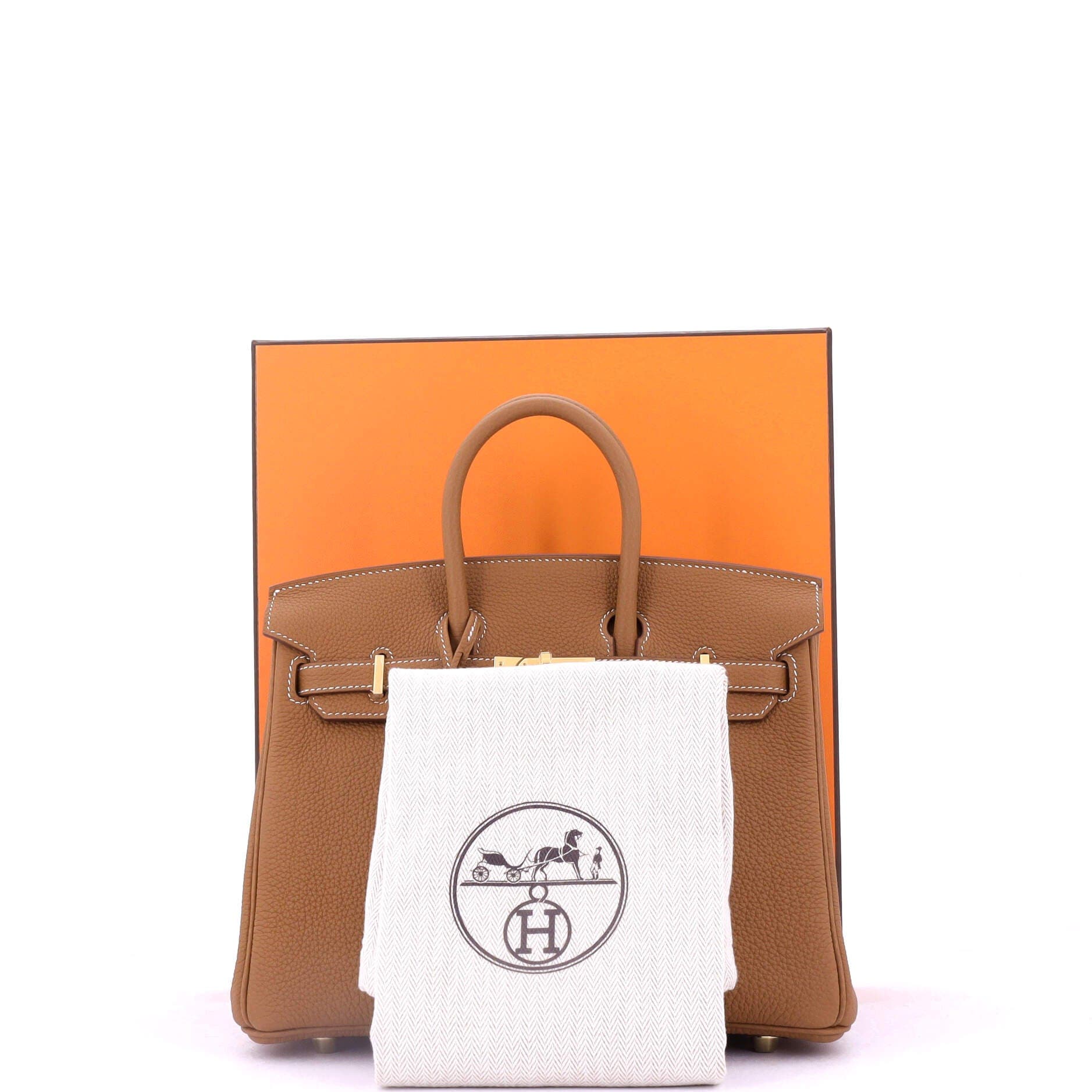 Pre-Owned Hermes Birkin Handbag Brown Togo with Gold Hardware 25, Alternate, color, 