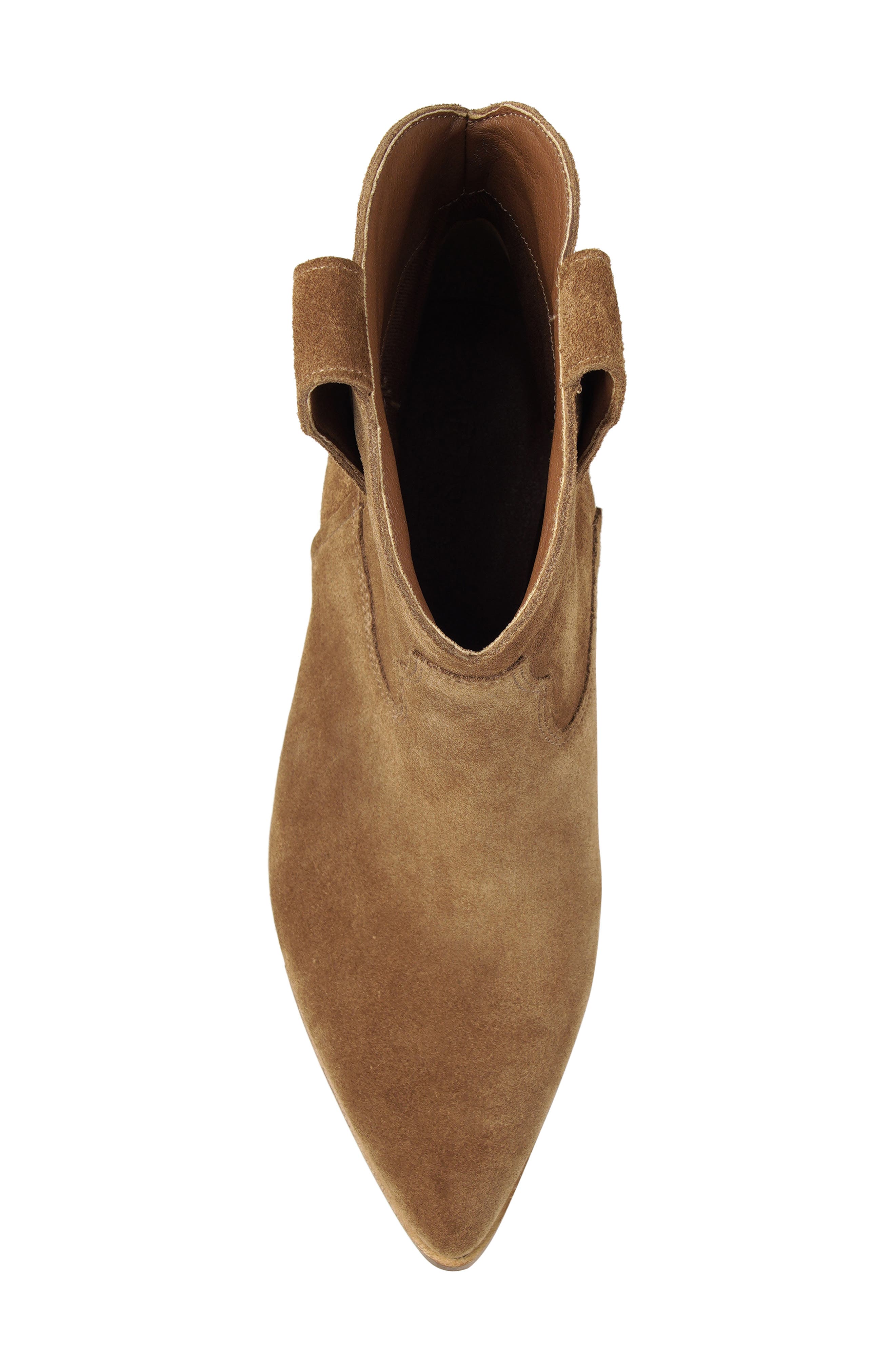 Izzy Western Boot, Alternate, color, KHAKI SUEDE