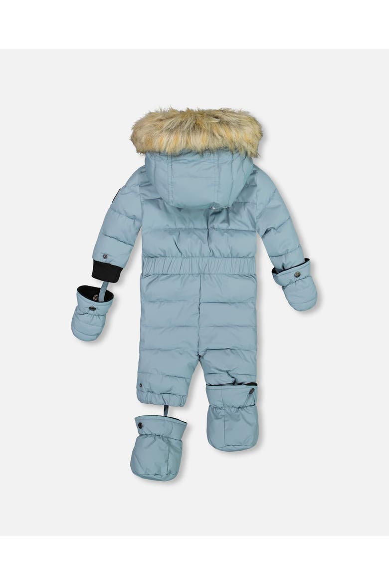 Baby Boy's One Piece Baby Snowsuit Ash Blue, Alternate, color, Citadel