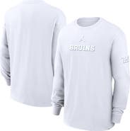 Jordan Brand Men's Jordan Brand White UCLA Bruins 2-Hit Statement Max90 Long Sleeve T-Shirt