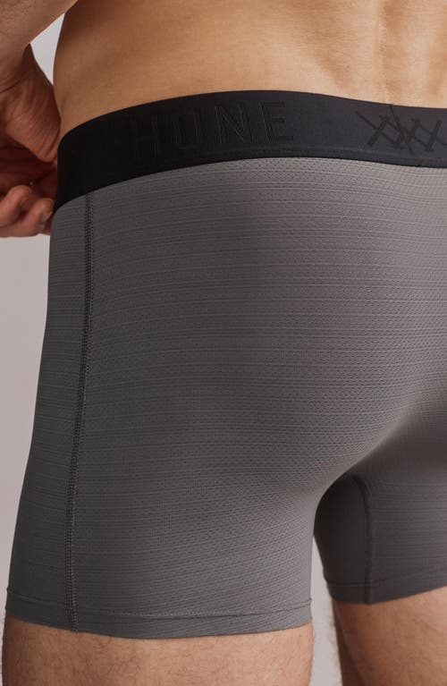Rhone Active C.o.r. 4-inch Performance Boxer Trunks In Gray