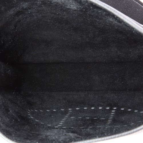 Pre-owned Hermes Hermes Evelyne Bag Gen Iii Clemence Pm In Black