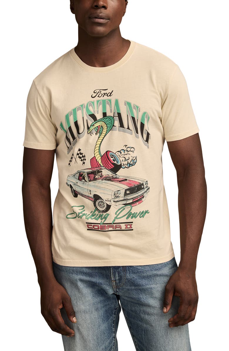 Lucky Brand Mustang Cotton Graphic T-Shirt, Main, color,