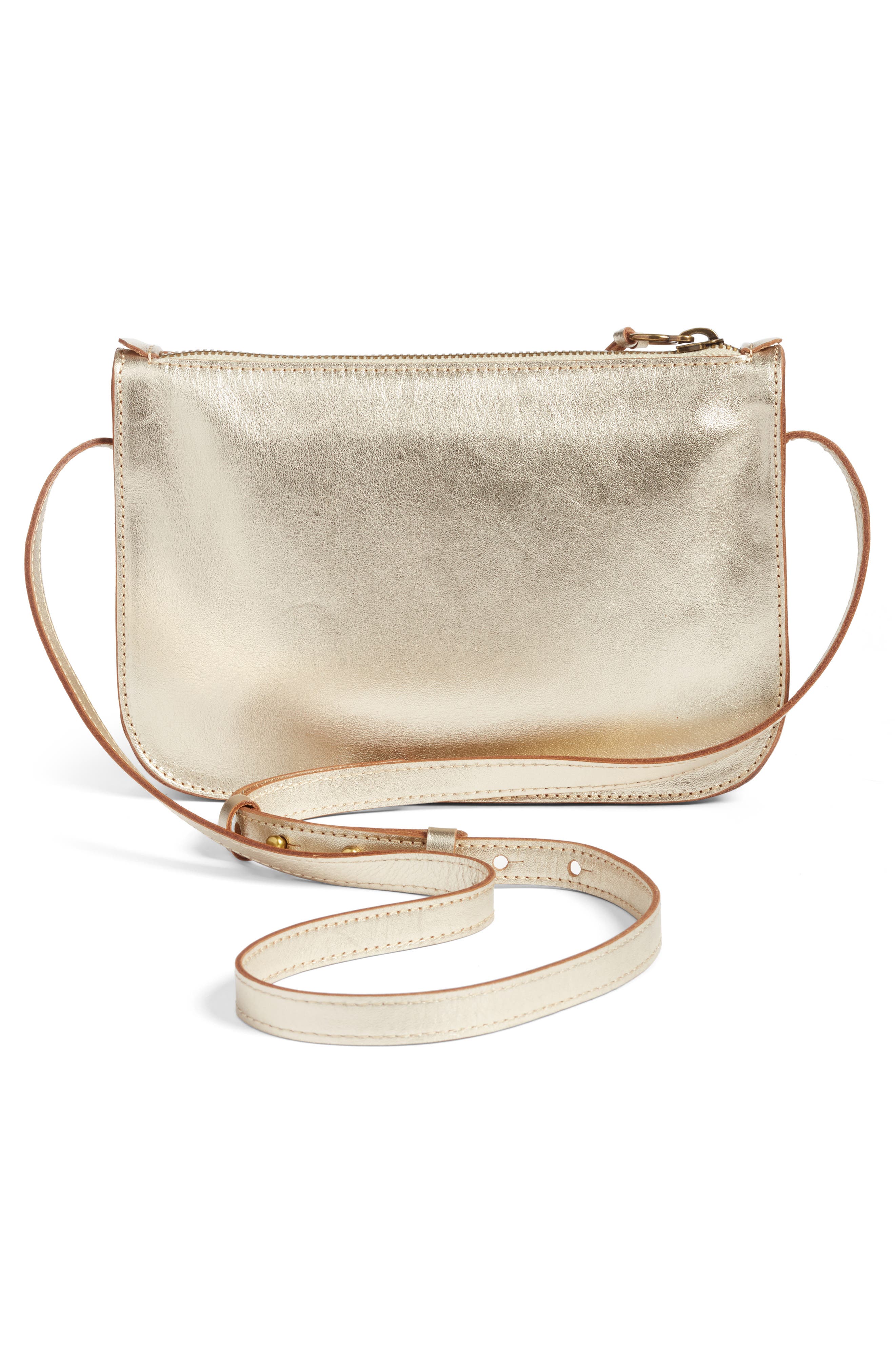 Madewell Leather Crossbody Bag, Alternate, color, 
