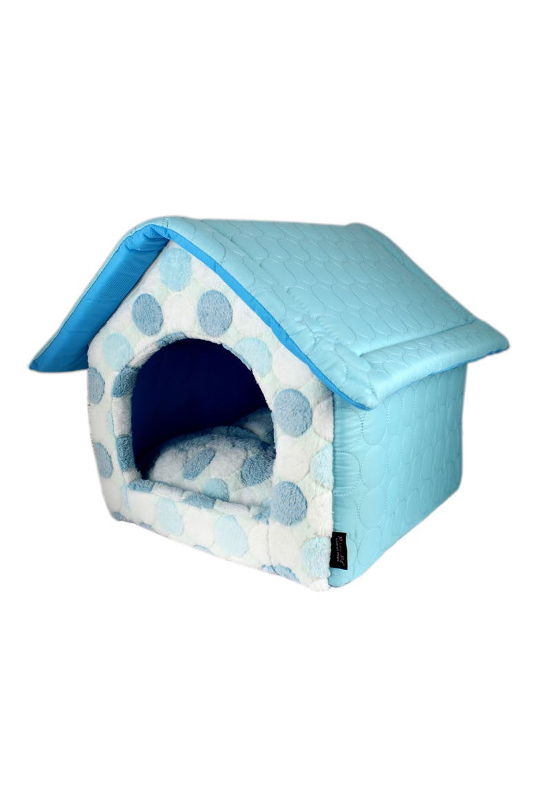 Cotton Candy House Small Pet Bed, Main, color, BLUE