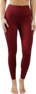 90 DEGREE BY REFLEX Soft Tech Fleece Lined High Rise Leggings