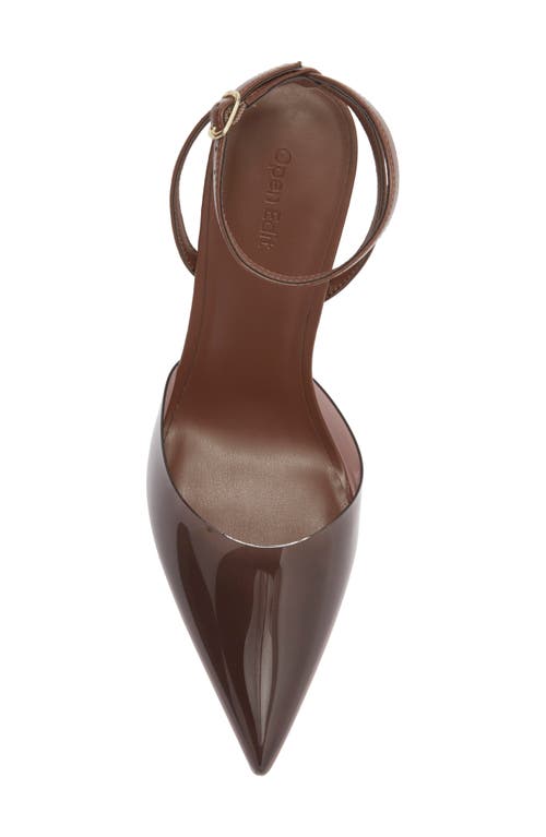 Open Edit Neesha Ankle Strap Pump In Brown