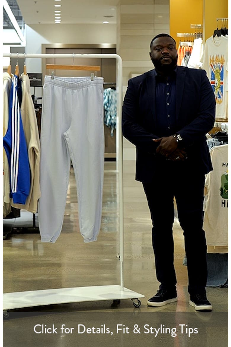 Wordmark Cotton Fleece Sweatpants video