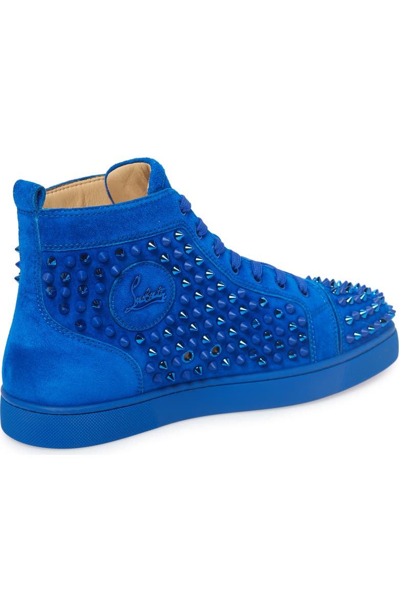 Christian Louboutin Louis Spikes High Top Sneaker, Alternate, color,
