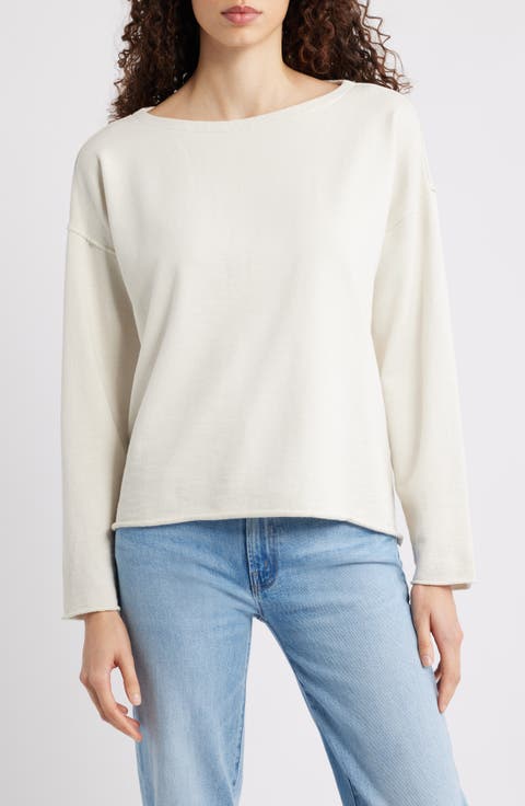 Bateau Neck Boxy Top