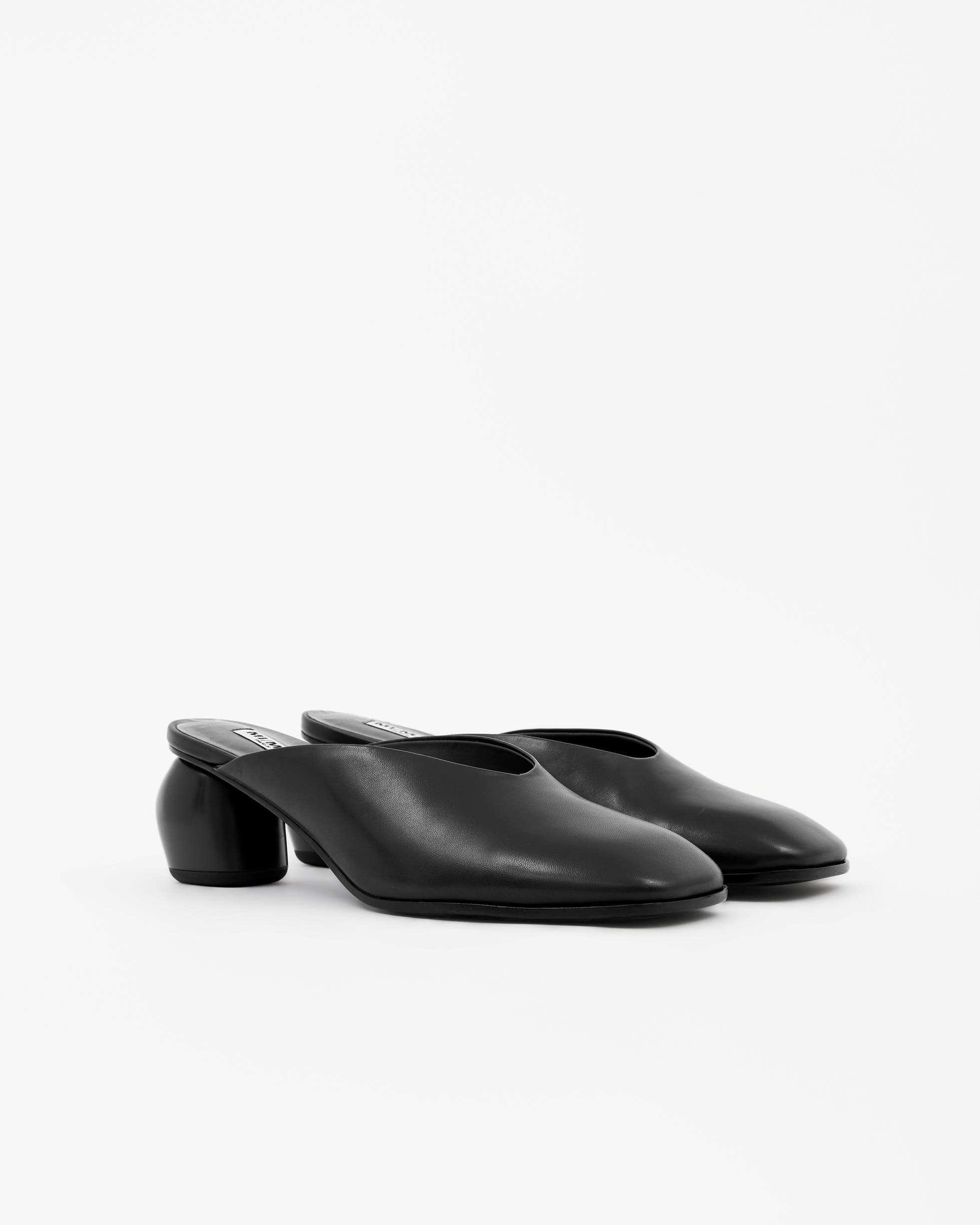 MI/MAI Junya High Heeled Clog Mules, Alternate, color, Black