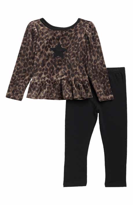 Cheetah Top & Leggings Set